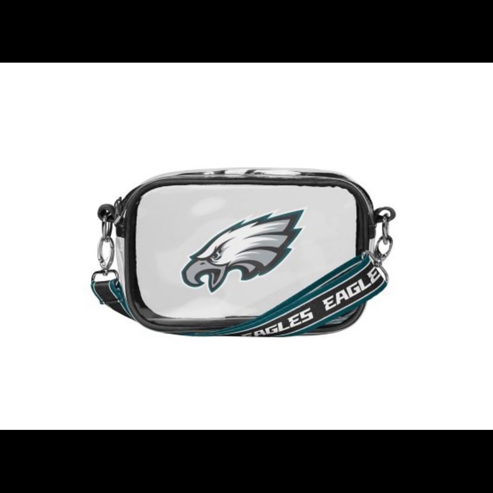 NWT. Philadelphia Eagles NFL Stadium Clear Crossbody Bag.